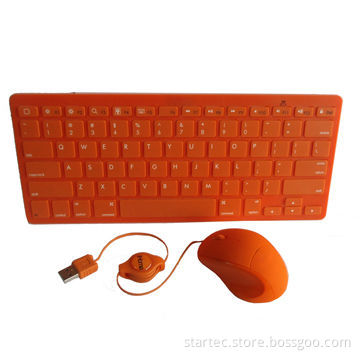 Bluetooth Keyboard and Mini Mouse Combos, Supports Multiple Languages